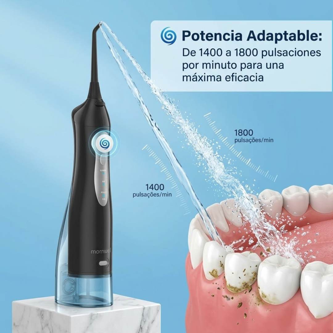 Irrigador Oral Pro: Limpieza Profunda de Nivel Clínico en la Palma de su Mano