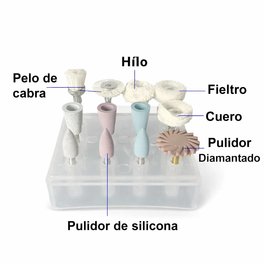 12 piezas con etiquetas - Pelo de cabra Hilo Fieltro Cuero